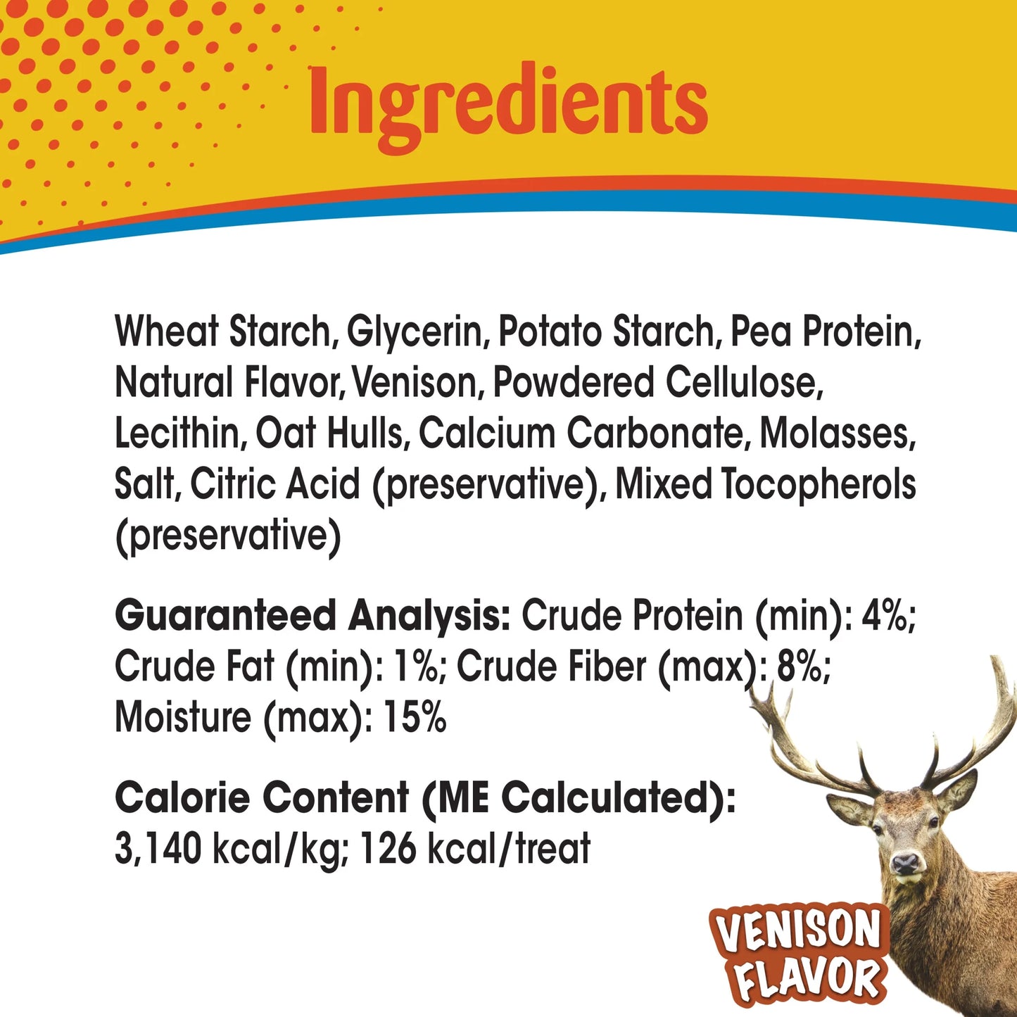 Nubz Wild Antler Dog Chew Treats Venison Large - 30+ Lbs. (8 Count)