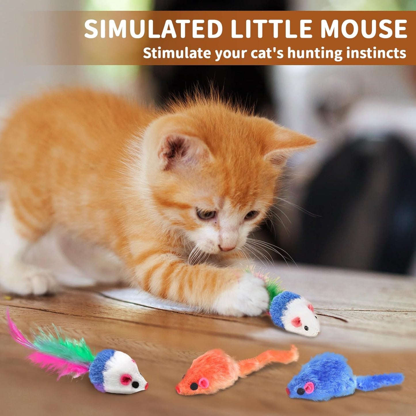 25-Piece Interactive Cat Toy Set with Rainbow Tunnel - Comprehensive Bundle for Indoor Cats and Kittens Featuring Feather Teasers, Springs, Balls, Mice, and Noise Toys